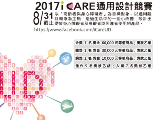 2017年ICARE身心障礙與高齡者輔具通用設計競賽比賽