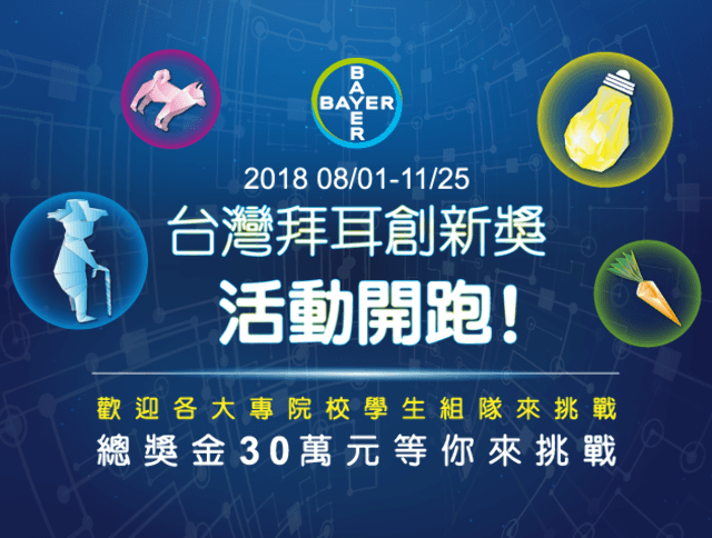 2018台灣拜耳創新獎比賽