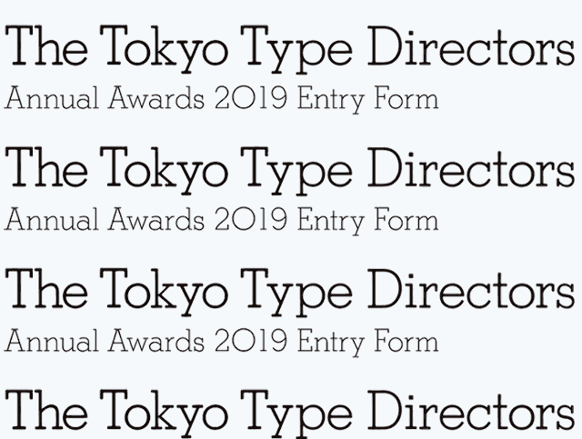 2019東京字體指導俱樂部獎TokyoTDC徵集比賽